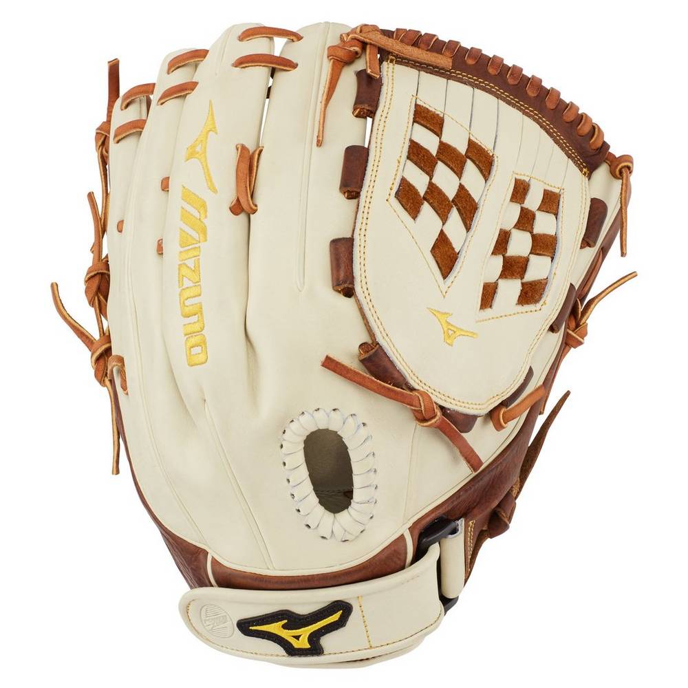 Mizuno Women's Classic Series Fastpitch Softball Glove 13" Silver/Brown (312775-ZON)